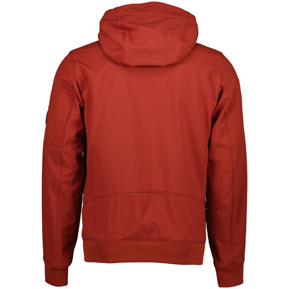 Cp Company Shell-R A/W Lens Jacket In Red