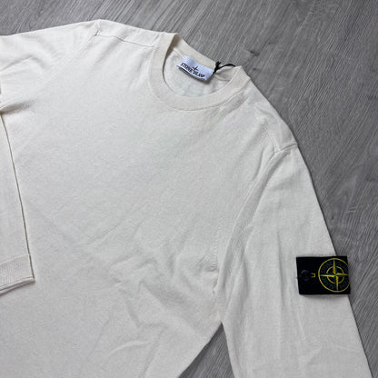 Stone Island Light Organic Sweatshirt - Ivory