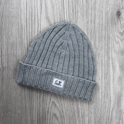 CP Company Patch Beanie - Moon Melange