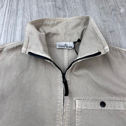 Stone Island Zip Overshirt - Desert