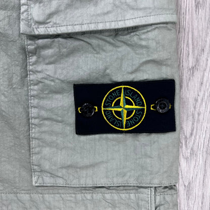 Stone Island 'Panama' Cargo Shorts - Sage
