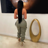 Load image into Gallery viewer, Paige cargo pants (Blue)
