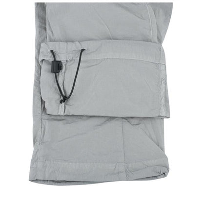 Cp Company 004A Chrome-R Utility Lens Cargo Pants Drizzle Grey
