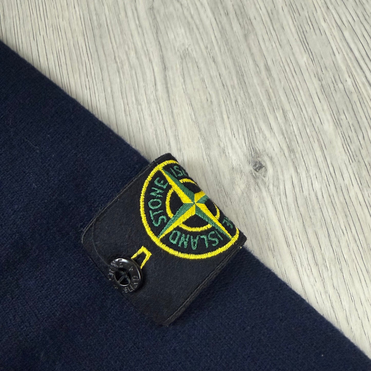 Stone Island Knit Zip Fleece - Navy