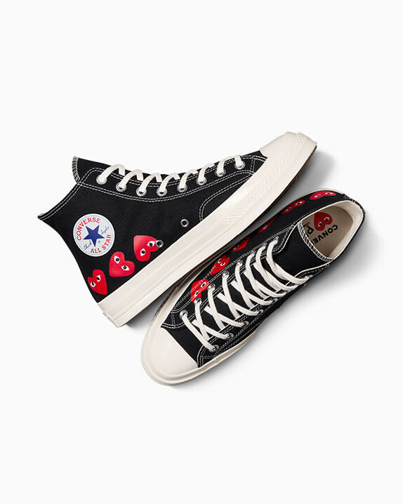 Converse x Comme des Garçons PLAY Chuck 70 Multi Heart High Top