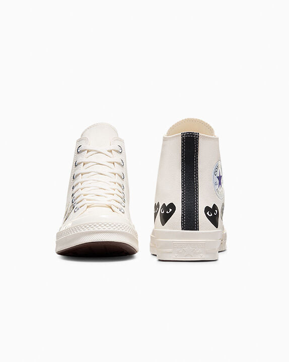 Converse x Comme des Garçons PLAY Chuck 70 Multi Heart High Top