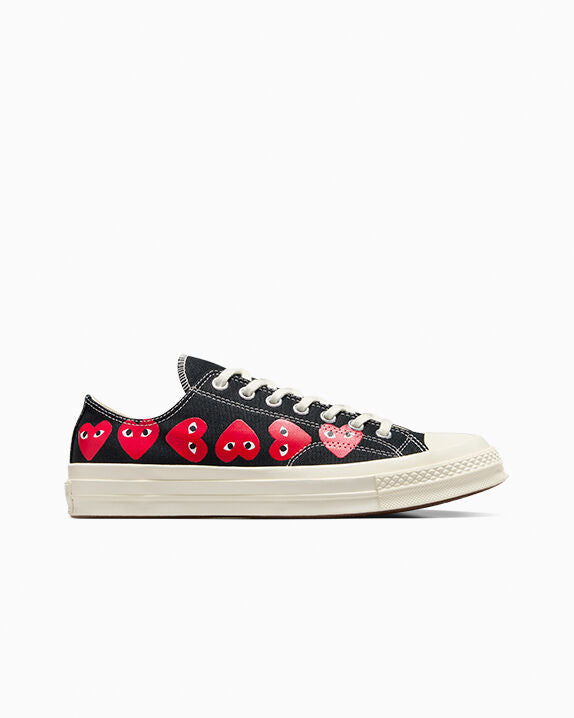 Converse x Comme des Garçons PLAY Chuck 70 Multi Heart Low Top