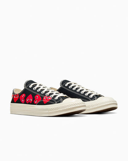 Converse x Comme des Garçons PLAY Chuck 70 Multi Heart Low Top