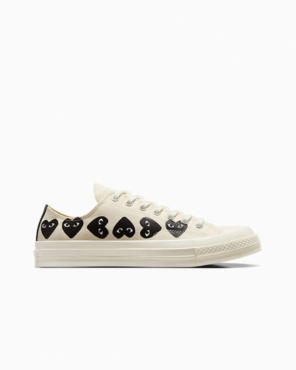 Converse x Comme des Garçons PLAY Chuck 70 Multi Heart Low Top