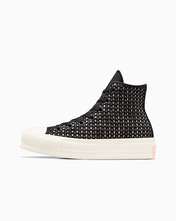Chuck Taylor All Star Lift Platform Crochet High Top