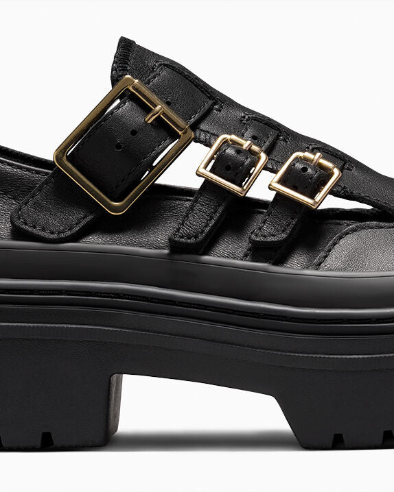 Chuck Taylor All Star Lugged Heel Mary Jane Platform Low Top