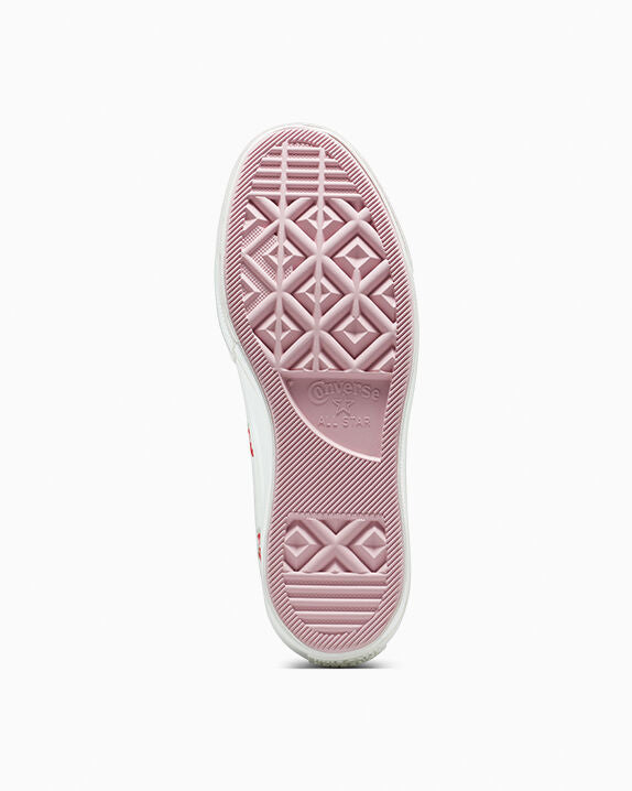 Chuck Taylor All Star Lift Platform Rose Cross Stitch High Top
