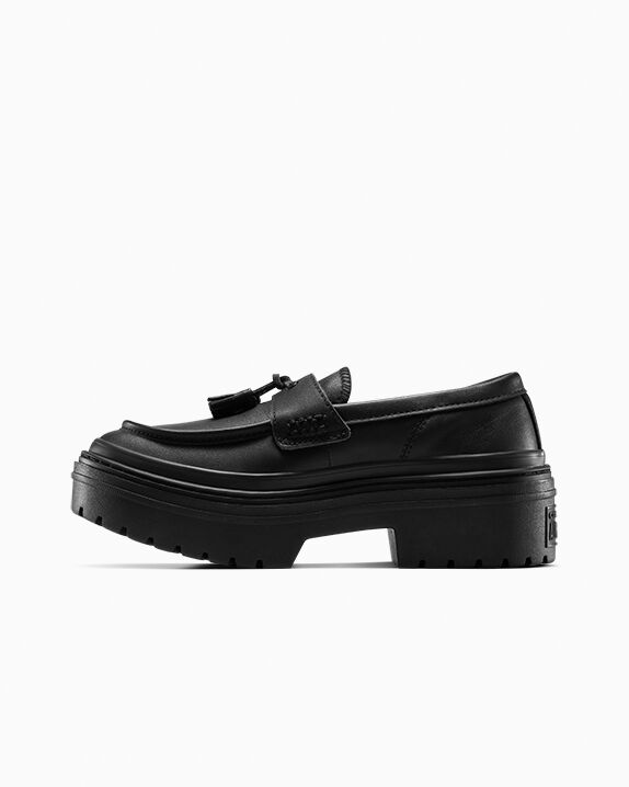 Chuck Taylor All Star Lugged Heel Loafer Platform Leather Low Top