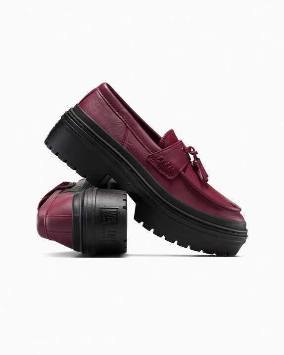 Chuck Taylor All Star Lugged Heel Loafer Platform Leather Low Top
