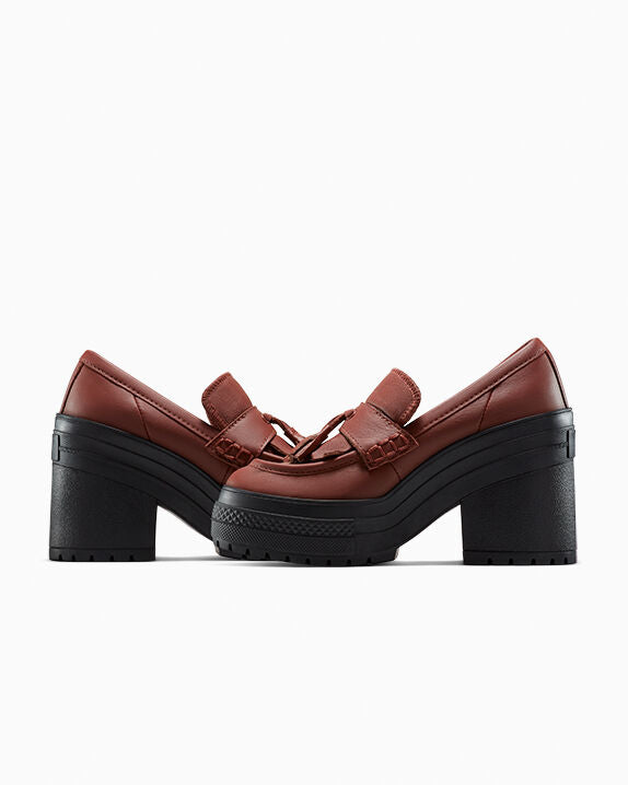 Chuck 70 De Luxe Heel Loafer Platform Leather Low Top