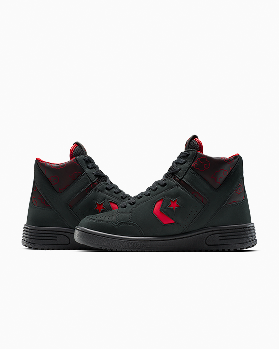 Converse x NARUTO SHIPPUDEN Itachi Weapon Mid Top