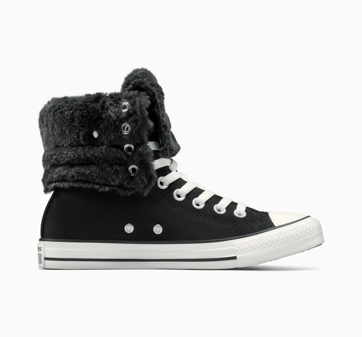 Chuck Taylor All Star Fold Over XHi Faux Fur
