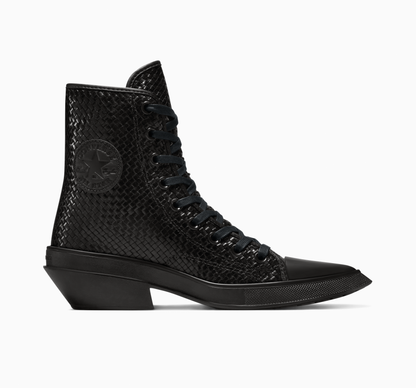 Chuck 70 De Luxe Pointed Platform Woven Leather