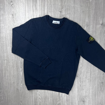 Stone Island Malfilé 'Old' Sweatshirt - Navy