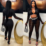 Load image into Gallery viewer, Feria ruched pants set (Black)