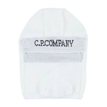 Cp Company Extra Fine Merino Wool Balaclava in White