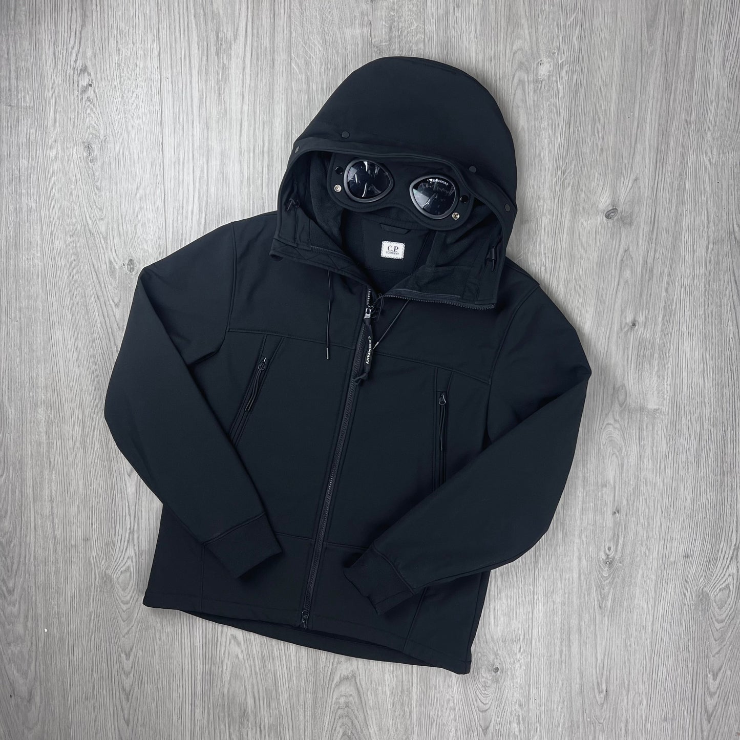 CP Company Shell Goggle Jacket - Black