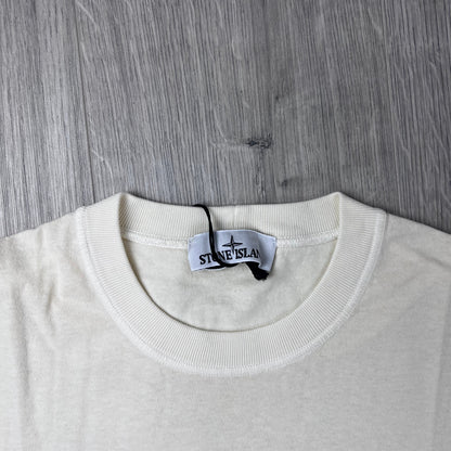 Stone Island 'Fissato' Patch T-Shirt - Ivory