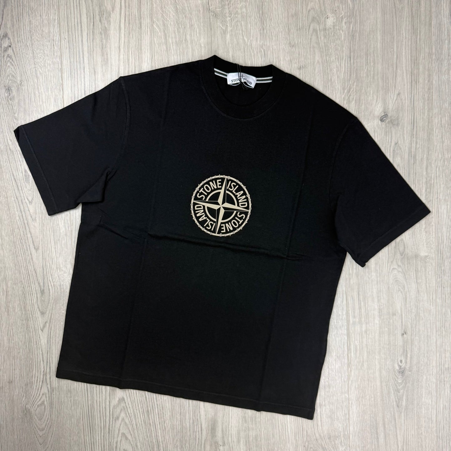 Stone Island 'Compass' T-Shirt - Black