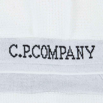 Cp Company Extra Fine Merino Wool Balaclava in White