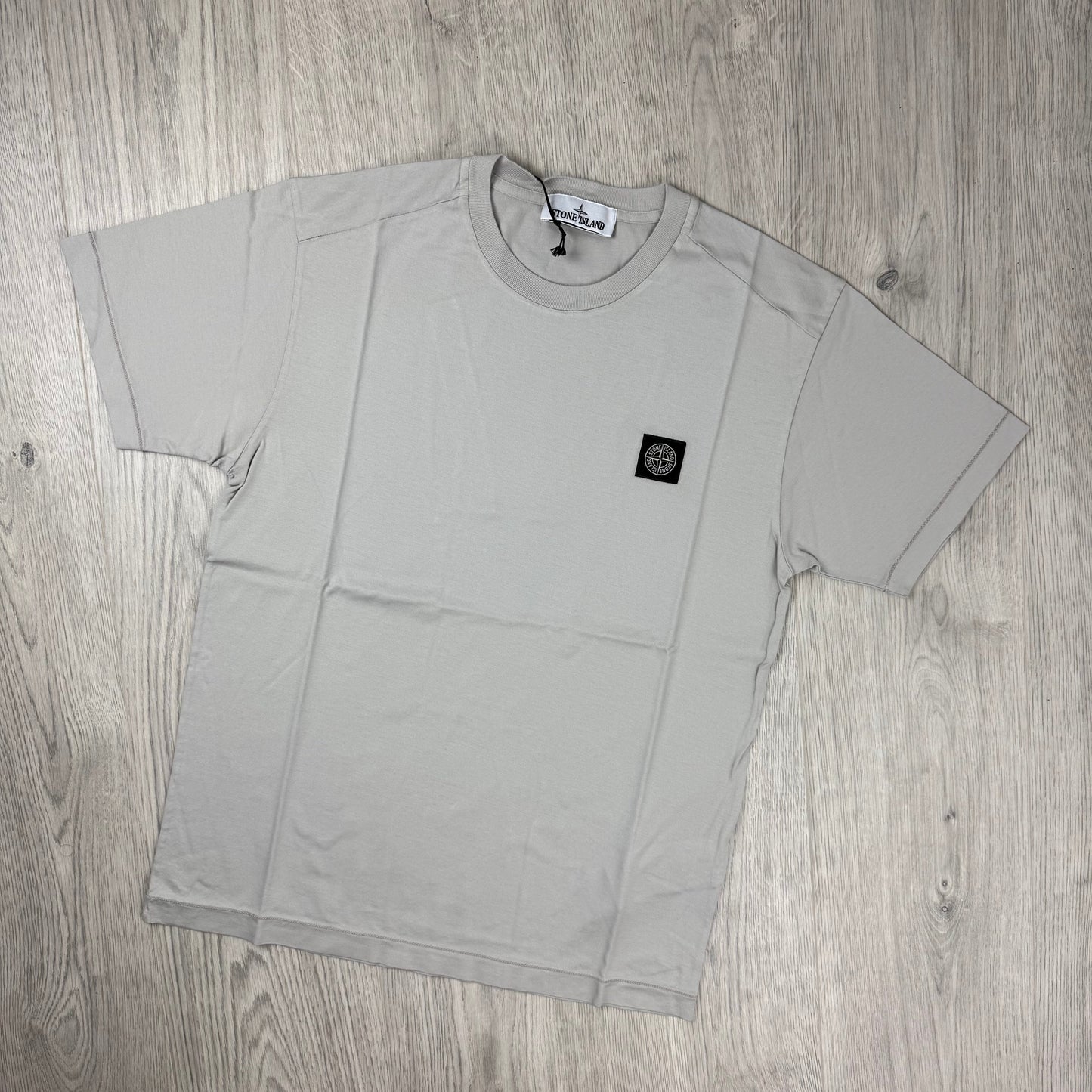 Stone Island Patch T-Shirt - Pearl Grey