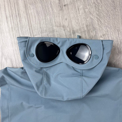 CP Company Goggle Shell Gilet - Silver Blue