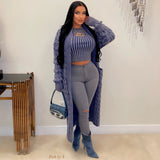 Load image into Gallery viewer, Sade slit Jeans (Grey)