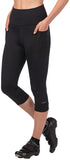 Load image into Gallery viewer, Terry Holster Hi Rise Capris - Black