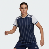 Load image into Gallery viewer, adidas MiComp Soccer Jersey Navy Youth and Women's