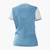 Load image into Gallery viewer, adidas Micomp Soccer Jersey White/Sky Youth and Women's