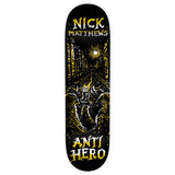 Load image into Gallery viewer, Anti Hero Skateboard Deck Nick Matthews Fireside 8.5" x 32.18"