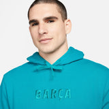 Load image into Gallery viewer, Nike FC Barcelona Club Third Men's Soccer French Terry Pullover Hoodie