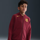 Load image into Gallery viewer, Nike FC Barcelona Club Fourth Big Kids' (Boys') Soccer Full-Zip Hoodie