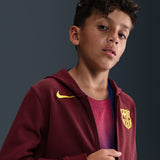 Load image into Gallery viewer, Nike FC Barcelona Club Fourth Big Kids' (Boys') Soccer Full-Zip Hoodie