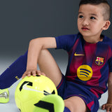 Load image into Gallery viewer, Nike FC Barcelona 2025/26 Stadium Home Little Kids' Soccer Replica 3-Piece Kit