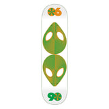 Load image into Gallery viewer, Alien Workshop Skateboard Deck Scanner Twin Tail White 8.375" x 32.25"