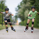 Load image into Gallery viewer, Rollerblade Apex Charcoal Kids Skates
