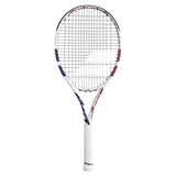 Load image into Gallery viewer, Babolat Boost Drive Tennis Racquet White Blue Prestrung