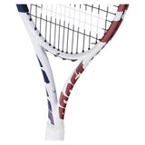 Load image into Gallery viewer, Babolat Boost Drive Tennis Racquet White Blue Prestrung