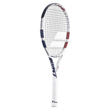 Load image into Gallery viewer, Babolat Boost Drive Tennis Racquet White Blue Prestrung