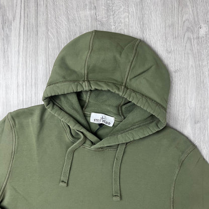 Stone Island Dyed Hoodie - Military