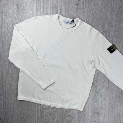 Stone Island Mesh Stitch Sweatshirt - Ivory