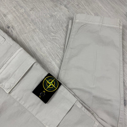 Stone Island Cargo Trousers - Pearl Grey