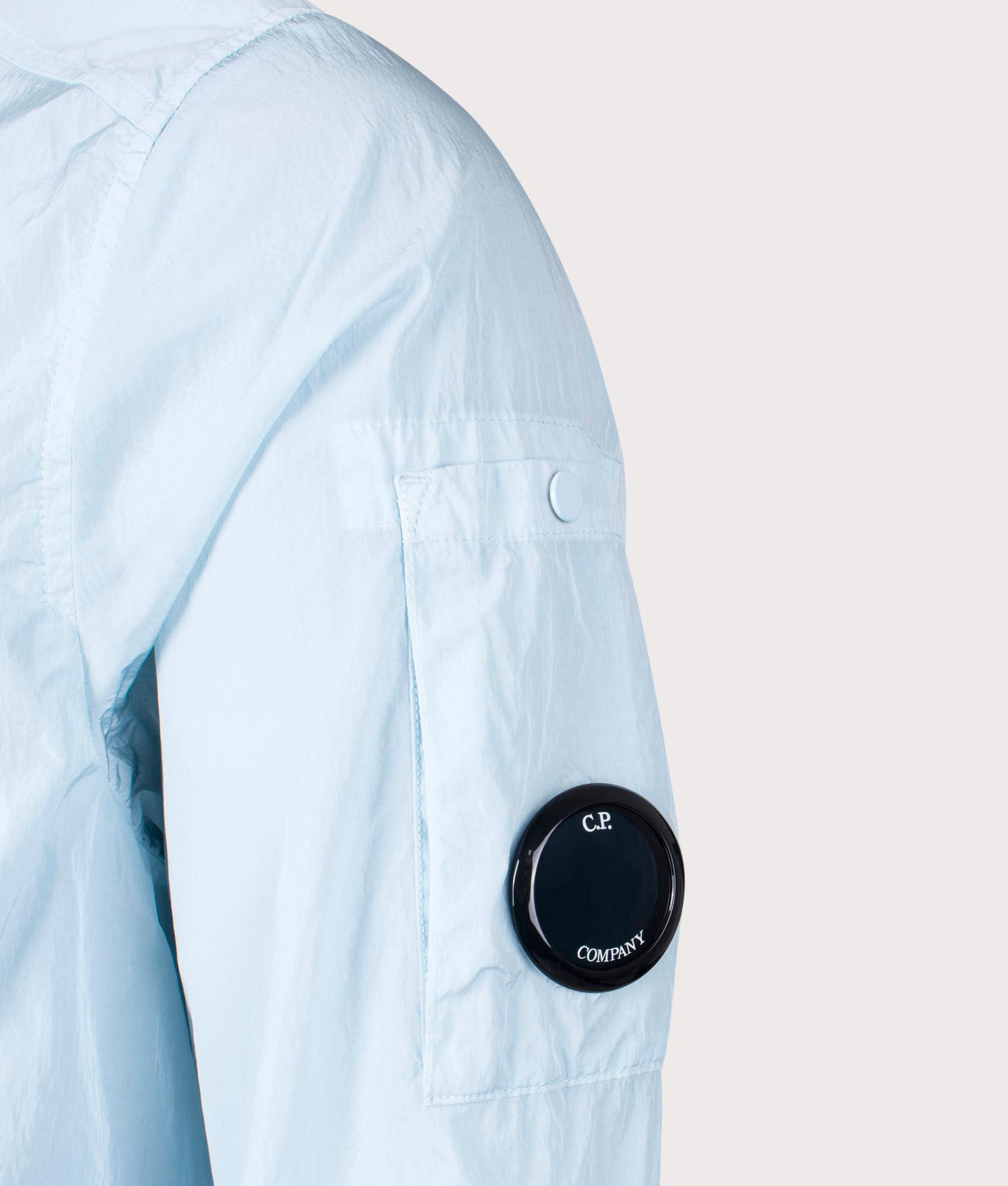 Cp Company Chrome-R Pocket Overshirt in Starlight Blue