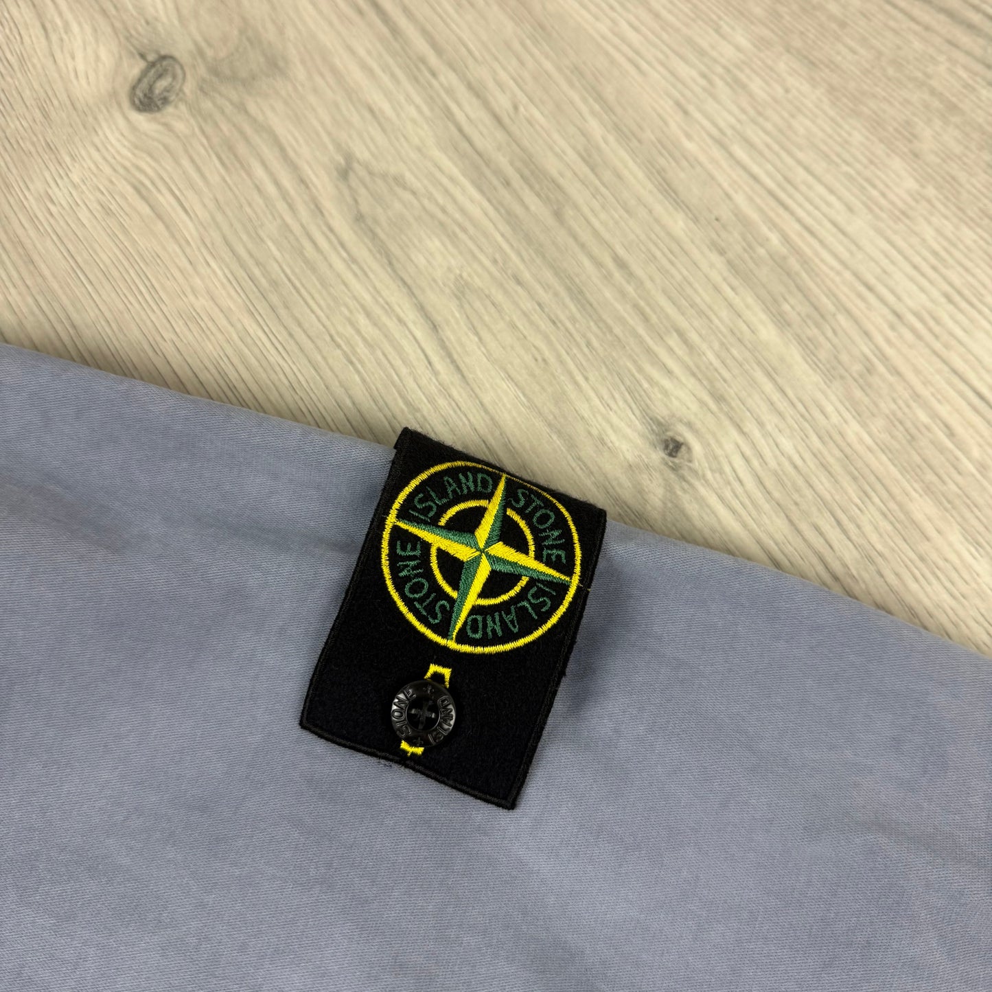 Stone Island Zip Overshirt - Avio Blue